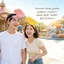 Vòng tóc tay nắng vàng lạ mắt, vòng tóc chơi khăm chống nắng, phụ kiện chụp ảnh độc đáo