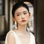Retro Cô Dâu Bông Tai Bóng Trắng Dệt Bằng Gỗ Thiết Kế Phóng Đại Hình Học Ánh Sáng Hình Bầu Dục Sang Trọng Cảm Giác Cao Cấp