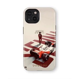 Elton Seine f1 McLaren Số 13 Thích hợp cho iPhone 17ProMax 16Pro 15 11 12 13 14 xs XR 17Air Vỏ bảo vệ hai lớp chống sốc Vỏ điện thoại