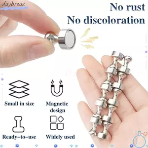 DAYBREAK 10 Móc nam châm, Kẹp đẩy từ tính DIY Creativbity, Bảng trắng tủ lạnh hút đa chức năng di động