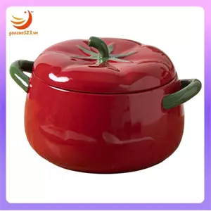 Bát Salad trái cây bằng gốm hình cà chua Phòng ăn nhà bếp