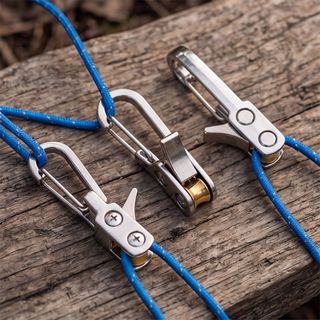 Bộ điều chỉnh Paracord HOBBYIN, Bộ căng dây hạng nặng không có nút thắt, Bộ kéo cáp hoạt động dễ dàng cho lều