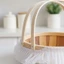 Giỏ hoa bằng gỗ đa năng Giỏ đựng trái cây dệt tay lâu trôi để trang trí tiệc