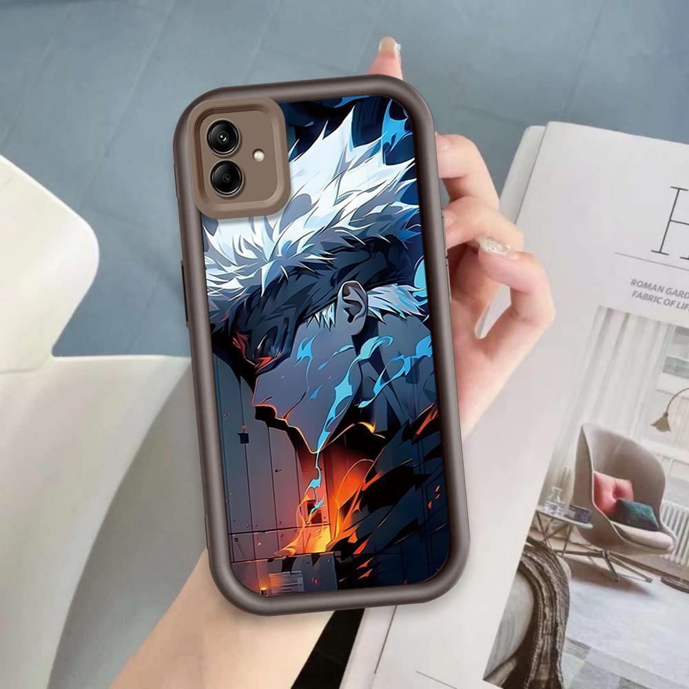 Ốp Lưng Cho Samsung A04 A05 A06 A07 4G Phim Hoạt Hình Silicon Mềm Ốp lưng TPU Jujutsu Kaisen Anime Mắt Thiên Thần Chống Sốc Ốp Lưng