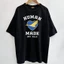 Chất Lượng Cao 200GSM Áo Thun Unisex Mới Cổ Tròn Áo Thun HU MAN Vịt Bay Tình Yêu In size XS-3XL