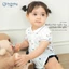 BU Baby (1M-12M) Body chip ngắn tay cổ Polo cao cấp cho bé Bubaby Ponie - PPN230| Sơ sinh chính hãng