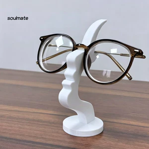 Linh hồn| Giá đỡ kính râm Giá đỡ kính râm 3d In hình trừu tượng Giá đỡ kính mắt – Kính râm để bàn hiện đại Giá đỡ kính sành điệu cho văn phòng tại nhà cho khu vực Đông Nam