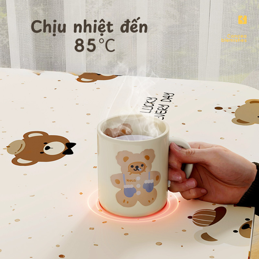 Giấy Dán Nhà Bếp HomeMate Chống Dầu Mỡ Chống Thấm Nước, Decal Dán Tường Bếp Cách Nhiệt Họa Tiết Hoạt Hình Dễ Lau Chùi