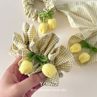 Nhẫn xúc xích ngọt ngào dễ thương màu vàng Yoing / Tulip