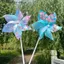 MỚI Xoay Hoa Nhiều Màu Sắc Cối Xay Gió Trẻ Em Pinwheels Đồ Chơi Ngoài Trời Đảng DIY Số Lượng Lớn Trang Trí Sân Vườn SKY