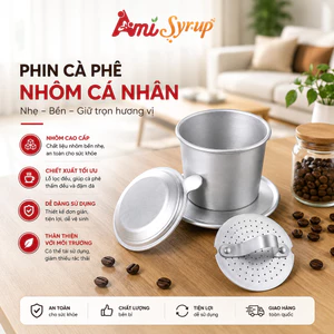 Phin Cà Phê Nhôm Cá Nhân Loại Thường Dụng Cụ Pha Cafe Đậm Đà Chuẩn Vị Việt