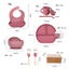 Trẻ Em Bộ Đồ Ăn Bộ Đồ Ăn Cho Bé Silicone Bát Nĩa Thìa Thực Phẩm Cho Bé Bát Ăn Đĩa Ăn Thực Phẩm Silicon Đĩa Ăn Tối