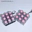 MỚI 1 Chiếc Silicone Cat Paw 9 Phím Keycaps Bàn Phím Móc Khóa Không Có Ánh Sáng Fidget Đồ Chơi Chống Lo Âu Điểm Keycaps Đảng Giảm Căng Thẳng DIY Keycaps Đồ Chơi SKY