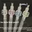 MỚI 1 / 4 CÁI 0.5 / 0.7mm 2B Đổ Lại Bút Chì Tự Động Dễ Thương Kawaii Màu Trong Suốt Nơ Bút Chì Cơ Khí Trường Học Đồ Dùng Văn Phòng Phẩm SKY