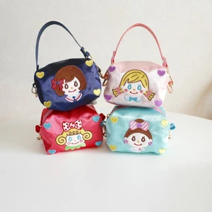 Hoạt Hình Dễ Thương Thêu Ví Đựng Tiền Xu Mini Túi Bảo Quản Trái Tim Cô Gái Tai Nghe Son Môi Chìa Khóa Túi Nhỏ