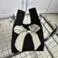 E-WOITD 1 Chiếc Thời Trang Handmade Sợi Sọc Dệt Kim Túi Xách Nữ Thắt Lưng Túi Đeo Tay Hàn Quốc Túi Tote Thường Ngày Có Thể Tái Sử Dụng Túi Mua Sắm E-WOITD