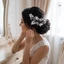 Bộ tóc cô dâu pha lê Mũ đội đầu đám cưới thanh lịch dành cho nữ với thiết kế kim cương giả hợp kim