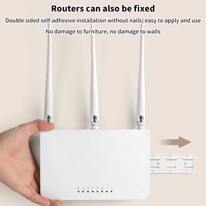 AN.MART Treo Tường Plug Fixer Stier Punch-free Home Tự Dính Soet Fixer Dây Cáp Tổ Chức Power Strip Holder VN