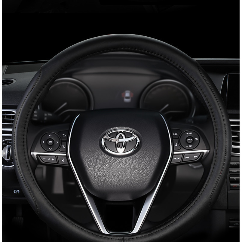 Bộ bọc vô lăng bằng da cho Toyota innova Hilux Fortuner Grandia Altis hiace đi lại Rush wigo vios CRV FJ Cruiser avanza
