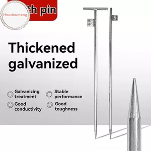 Thanh nối đất mạ kẽm Hodou cho thanh Lightning ngoài trời gia đình để bảo vệ ánh sáng VN