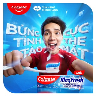 Kem đánh răng Colgate Maxfresh bạc hà the mát 225g/tuýp tặng bàn chải