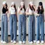 Quần mỏng cỡ lớn Drape dáng rộng in hình thể thao Quần ống rộng thông thường Quần chống muỗi