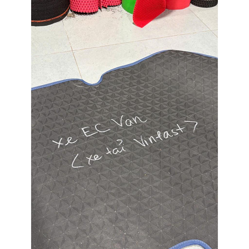 Bộ thảm lót sàn cước cho xe tải Vinfast EC Van cắt sẵn và may bo viền chống nước, chống trơn trượt, Nội thất ô tô