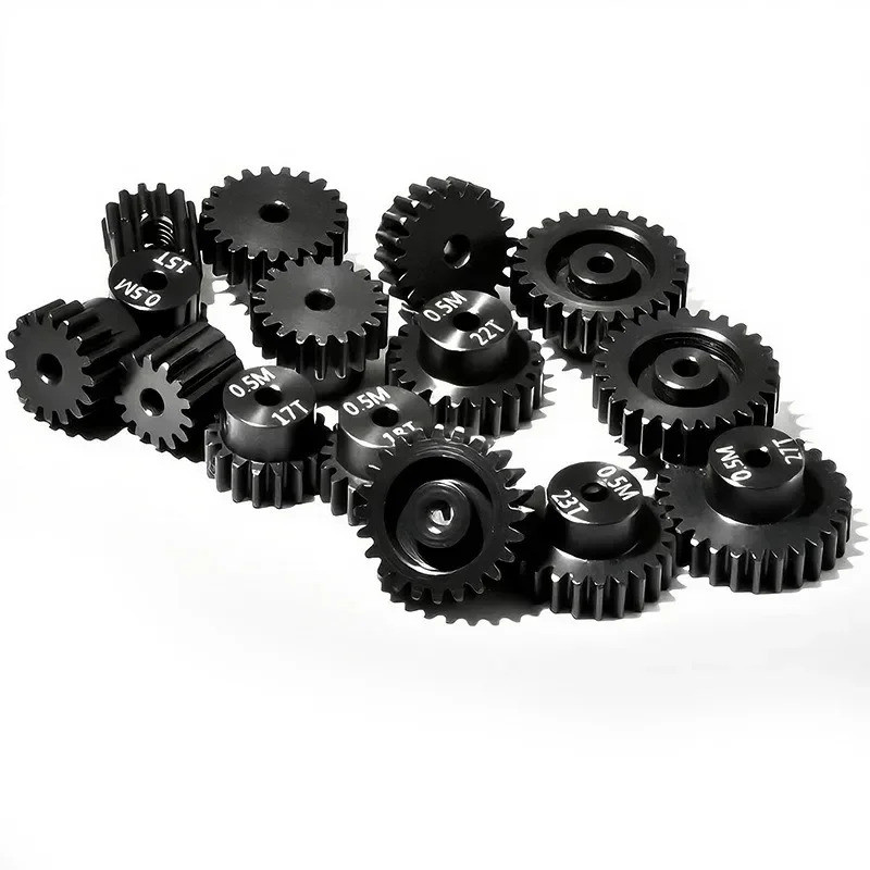 1 Chiếc M0.5 Động Cơ Bánh Răng Bánh Răng 2 Mm Khẩu Độ 13T - 27T Cho 1 / 18 1 / 24 RC Mẫu Xe Buggy Xe Bánh Xích Phụ Kiện