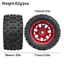 4 77mm 12mm Bánh Xe MX1.85 inch Lốp Cho ARRMA 1 / 18 Typhon GROM GRANITE Redcat Losi Đội Kyosho HPS HPI Mjx RC Xe Nâng Cấp Phần