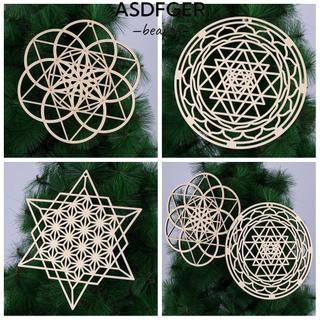 ASDFGER Lát Gỗ Đế Lót Ly Handmade 8 Phong Cách Trang Trí Tường Nhà Làm Hình Học thiêng liêng Trang Trí Tường Bằng Gỗ Ký Hiệu