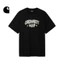 Hàng sẵn có Cặp đôi Top Unisex Hoạt hình chữ cái họa tiết logo dáng rộng 100% Cotton cao cấp Áo thun ngắn tay cổ tròn