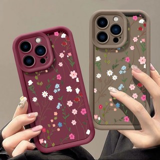 Ốp Điện Thoại Lá Hoa Cho OPPO Reno 15F 11F 12F 13F 11 12 10 13 14 15 Pro Plus 8T 6 7 8 Pro Silicone Sang Trọng Chống Va Đập Mềm Cặp Đôi Camera Bảo Vệ