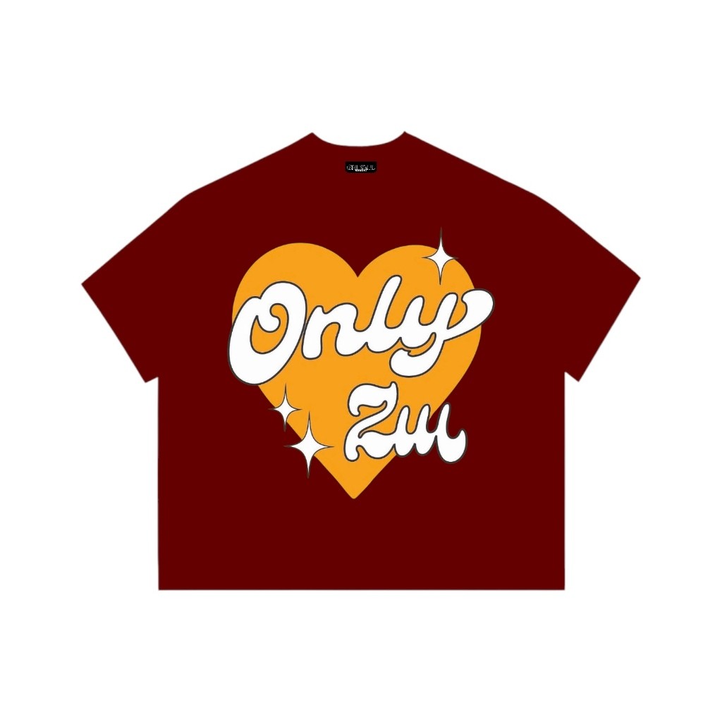 （Giao hàng 24h）Angela Áo Thun Boxy Local Brand  Form Rộng 220gsm " HEART Trái Tim " Cotton Tay Ngắn Áo Phông Kiểu Đẹp
