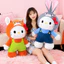 Động Vật Điên Chuyển Đổi hellokitty Gối Búp Bê Thỏ Cáo Đồ Chơi Sang Trọng Quà Tặng Cho Bé Gái 260604