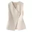 Áo Vest Nhỏ Cao Cấp Nhỏ Phong Cách Ngắn 2025 Top Slim-fit Hẹp Eo Ôm Hơn Nhìn Bên Ngoài Mặc Vest Vest 6.4