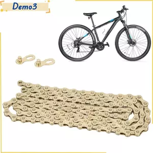 Dây Xích Xe Đạp, Dây Xích Xe Đạp Thép 1 / 2 "X 11 / 128", Bền Dễ Dàng Lắp Đặt Dây Xích Xe Đạp Gấp 116 Liên Kết Vàng Cho Xe Đạp Leo Núi / Đường / Xe Đạp Gấp