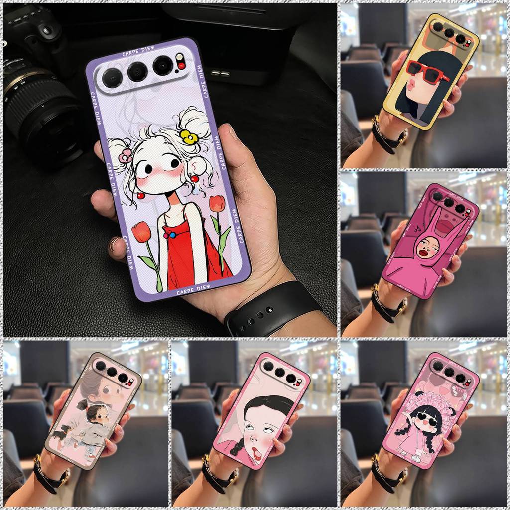 Bọc Toàn Bộ Túi Điện Thoại Ốp lưng ZTE Nubia Air Bền TPU Mềm Ốp Lưng Chống Sốc Thiết Kế Thời Trang Silicon Bảo Vệ Chống Bụi Bẩn Chống Thấm Nước Hoạt Hình Dễ Thương Chống Va Đập