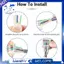 Cat6 RJ45 Khớp nối không dụng cụ Jack mô-đun Ethernet từ cái sang cái 12 bảng Gigabit (Không dành cho bảng vá)