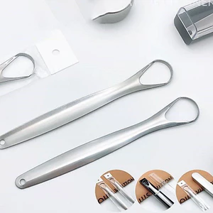 【Roshy】Bàn chải cạo lưỡi bằng thép không gỉ