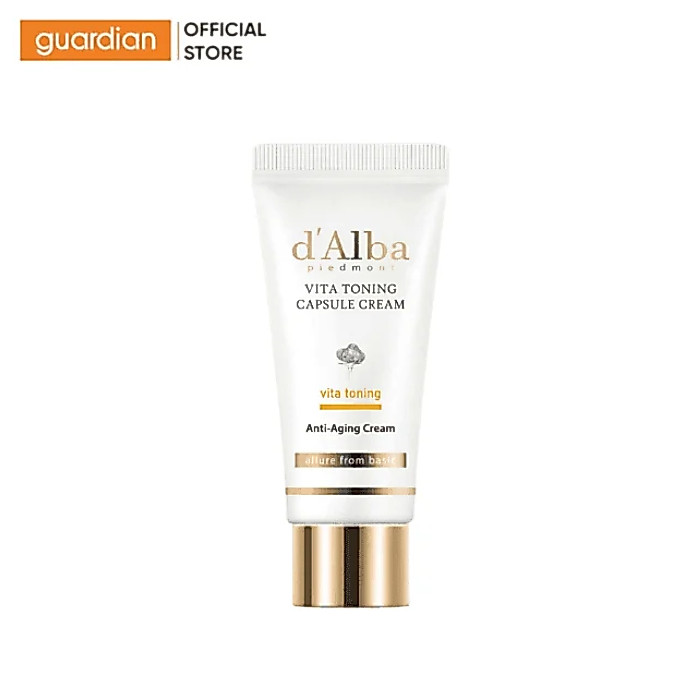 Kem Dưỡng Trắng Da D'Alba Vita Toning Capsule Cream (Tube) 10g