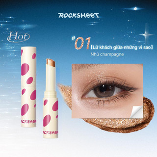 Bút kẻ mắt lấp lánh ROCKSWEET – Chống thấm nước, lâu trôi, dễ sử dụng cho người mới bắt đầu trang điểm
