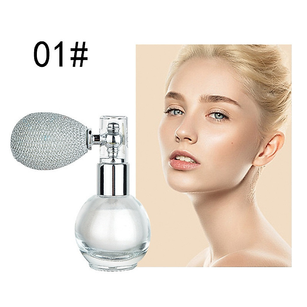 Xịt bột lấp lánh dạng lỏng có độ bóng cao Derf Phấn sáng lấp lánh lấp lánh cho mặt,Phấn Mắt Bắt Sáng