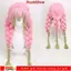 DUSKGLOW Tóc Giả cosplay Mitsuri Kanroji, Màu hồng xanh chống nhiệt, phù hợp Halloween