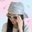 Khăn trùm đầu màu bạc WEETW, Băng đô kim loại sáng bóng bằng vải Polyester trắng sáng bóng, phong cách Hip-hop sọc nhẹ thoáng khí Satin vuông Turban đi chơi đêm