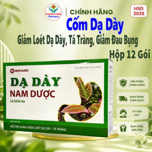 Cốm Dạ Dày Nam Dược Giúp Giảm Loét Dạ Dày, Tá Tràng, Giảm Đau Bụng, Đầy Bụng, Khó Tiêu - Hộp 12 Gói