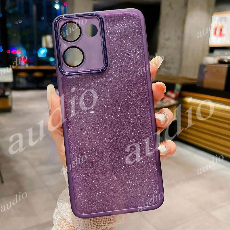 Ốp điện thoại HONOR X7e 4G 5G Bling Long lanh cho Honor X7e HonorX7e 4G 5G 2026 Vỏ trong suốt chống sốc có nắp bảo vệ ống kính máy ảnh đầy đủ cho Honor x7e HonorX7E HONORX7e 4G 5G