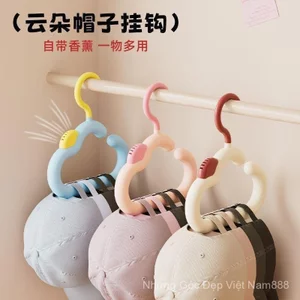 ️ Giảm Giá ️ Mũ Mây Bảo Quản Dụng Cụ Tiện Dụng Mũ Bóng Chày Phòng Ngủ Hộ Gia Đình Tủ Quần Áo Khăn Túi Móc Treo Móc Bằng Hương Liệu