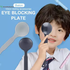 BeautifulHomeA 1 Miếng Dán Mắt Chuyên Nghiệp Mờ Trong Suốt / Cầm Tay Công Cụ Quang Học Mắt Occcluder Blo Tấm Kiểm Tra Thị Lực Kiểm Tra Thị Lực VN