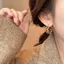 Màu Cà Phê Pha Lê Vòng Bông Tai Nữ Tính Khí Nhẹ Bông Tai Sang Trọng 2024 Phong Cách Mới Influencer Bán Chạy Bông Tai Cao Cấp Nữ 2026-6-1