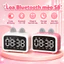 Loa Bluetooth Mini Hình Mèo, Đồng Hồ Số, Màn Hình Gương LED, Báo Thức, Đèn Ngủ Tiện Lợi